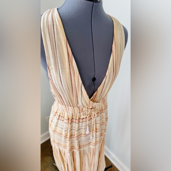 L*space Sz Large Emma Maxi Dress / Swim Cover up Sun soaked Striped NWT - Picture 8 of 16